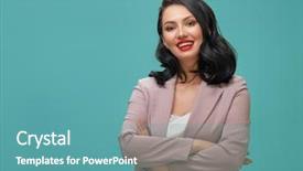  Presentation with abstract beautiful black pink glitter - Slide deck consisting of brown teal - smiling beautiful young woman background and a teal colored foreground