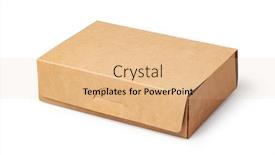  Presentation with food white - Amazing PPT layouts having brown-unlabeled-paper-food-box backdrop and a coral colored foreground