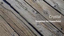  Presentation with brown wood texture - Presentation design featuring brown-wood-texture-background-araucaria background and a gray colored foreground