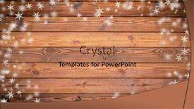  Presentation with brown wood texture - 