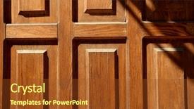  Presentation with old wooden door antique - Colorful PPT layouts enhanced with doors closing - brown wooden door background close backdrop and a tawny brown colored foreground