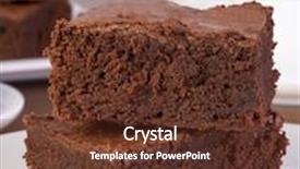  Presentation with brownies love - Colorful slide set enhanced with elegant simply - bright interior with fireplace in backdrop and a light gray colored foreground.