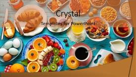  Presentation with brunch breakfast buffet healthy continental - Cool new presentation design with brunch - breakfast buffet healthy continental coffee backdrop and a gold colored foreground