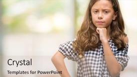  Presentation with black girl sexy fashionable mulatto - Audience pleasing PPT layouts consisting of brunette hispanic girl wearing black backdrop and a  colored foreground