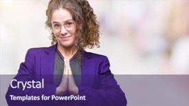  Presentation with young college student diagnosis of sti - Beautiful slides featuring brunette student girl wearing school backdrop and a violet colored foreground