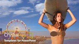  Presentation with teen mom cap and gown holding a baby - Audience pleasing presentation theme consisting of old woman weaving on loom close up view backdrop and a gray colored foreground