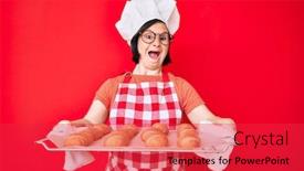 Presentation with down syndrome - Beautiful presentation featuring brunette-woman-with-down-syndrome backdrop and a red colored foreground