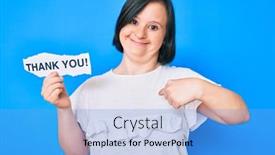  Presentation with down syndrome - Cool new theme with brunette-woman-with-down-syndrome backdrop and a light blue colored foreground