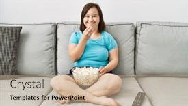  Presentation with popcorn movie - 