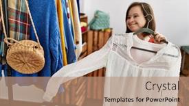  Presentation with clothes shop - 