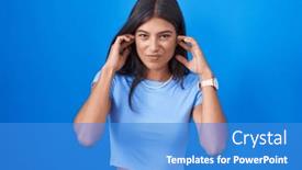  Presentation with blue music - 