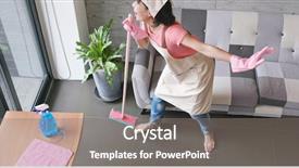  Presentation with brush - Colorful PPT theme enhanced with brush and sing a song backdrop and a gray colored foreground