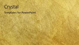  Presentation with brushed metal - Amazing slides having brushed metal - golden background backdrop and a yellow colored foreground