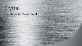  Presentation with brushed metal - Presentation design featuring brushed-metal-background-close-up background and a light gray colored foreground