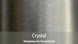  Presentation with brushed metal - Beautiful presentation theme featuring brushed metal background backdrop and a gray colored foreground