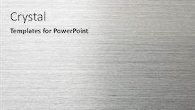  Presentation with brushed metal - Slide deck enhanced with brushed-metal-half-bright-high background and a light gray colored foreground