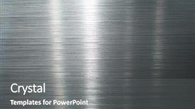  Presentation with brushed metal - Amazing slides having brushed metal plate backdrop and a gray colored foreground