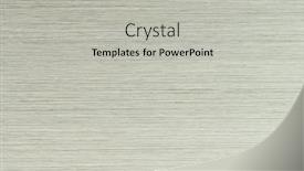  Presentation with brushed metal - Slide deck enhanced with brushed-metal-texture-in-warm background and a light gray colored foreground