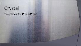 Presentation with brushed metal - Beautiful theme featuring brushed-metal-texture-with-lighting backdrop and a light gray colored foreground