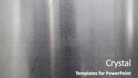  Presentation with brushed metal - Slide set enhanced with brushed metal texture with lighting background and a dark gray colored foreground