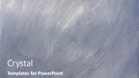  Presentation with brushed metal - Slide set having brushed metal texture with lighting and lens ghost background and a gray colored foreground