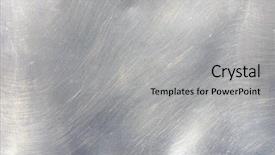  Presentation with brushed metal - Colorful presentation theme enhanced with brushed metal texture with lighting backdrop and a light gray colored foreground