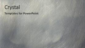  Presentation with brushed metal - PPT theme enhanced with brushed metal texture with lighting background and a light gray colored foreground