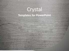 Brushed Metal Texture PPT template 84 | CrystalGraphics
