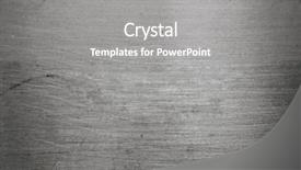  Presentation with brushed metal - Audience pleasing slide deck consisting of brushed metal texture backdrop and a gray colored foreground