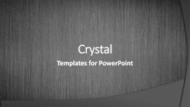  Presentation with brushed metal - Beautiful presentation theme featuring brushed metal texture backdrop and a gray colored foreground