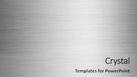  Presentation with brushed metal - Theme having brushed silver metallic background background and a light gray colored foreground