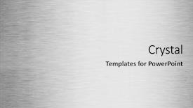  Presentation with brushed metal - Presentation design with brushed silver metallic background background and a light gray colored foreground