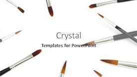  Presentation with brown sugar isolated on white - Presentation design enhanced with brushes-isolated-on-white background and a  colored foreground