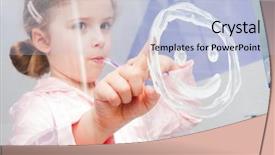  Presentation with teeth - Colorful presentation theme enhanced with brushing teeth is funny backdrop and a  colored foreground