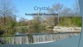  Presentation with texas cattle - Slide set featuring brushy-creek-at-chisholm-trail background and a light blue colored foreground