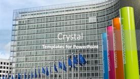  Presentation with european union - Cool new slide set with brussells-feb-24-2014-photo backdrop and a gray colored foreground