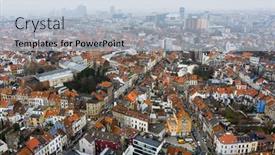  Presentation with brussels - Slide set featuring brussels-belgium-january-3-2021 background and a lemonade colored foreground