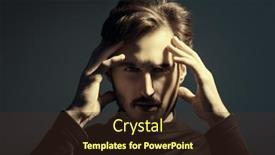  Presentation with black man - Slide deck enhanced with brutal-brunet-man-in-black background and a tawny brown colored foreground