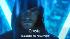  Presentation with science fiction - PPT layouts enhanced with brutal-man-with-a-brave background and a ocean colored foreground