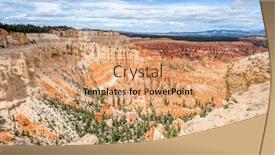  Presentation with dawn - Slide deck having bryce-canyon-national-park-utah background and a coral colored foreground