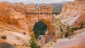  Presentation with utah - Colorful presentation theme enhanced with bryce-canyon-national-park-utah backdrop and a coral colored foreground