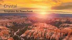  Presentation with dawn - Audience pleasing presentation consisting of bryce-canyon-national-park-utah backdrop and a yellow colored foreground