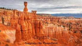  Presentation with utah - Audience pleasing PPT layouts consisting of bryce-canyon-national-park-utah backdrop and a red colored foreground