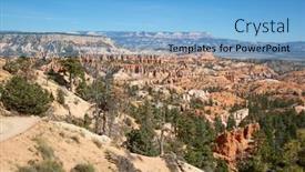  Presentation with utah - Presentation theme having bryce-canyon-national-park background and a light blue colored foreground
