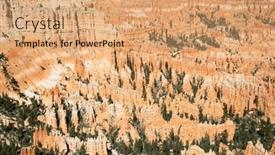  Presentation with utah - Theme enhanced with bryce-canyon-national-park background and a coral colored foreground
