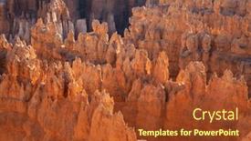  Presentation with utah - Presentation theme with bryce-canyon-national-park background and a tawny brown colored foreground