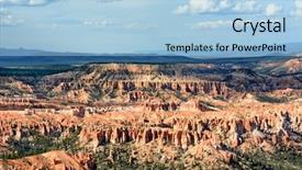  Presentation with storm clouds - Slide deck enhanced with bryce canyon national park the view from bryce point dramatic late afternoon light as storm clouds gather background and a light blue colored foreground