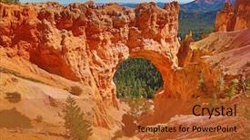  Presentation with utah - Audience pleasing slide set consisting of bryce canyon national park backdrop and a red colored foreground