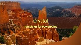  Presentation with panorama from bryce canyon national - Audience pleasing slides consisting of bryce canyon backdrop and a tawny brown colored foreground