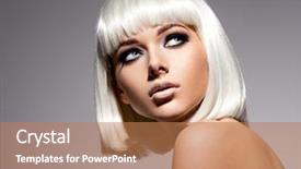  Presentation with bob hairstyle - Amazing slide deck having btob - fashion portrait of young beautiful backdrop and a coral colored foreground